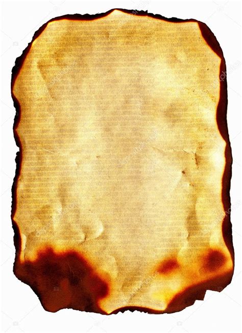 Old Burnt Paper Stock Photo By ©sabphoto 5110406