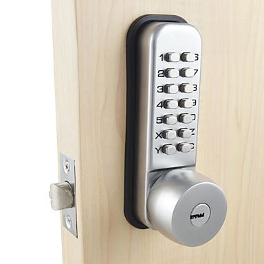 Take the cover off the battery pack on the inside of the door. Mechanical Door Lock With Combination Digital Code ...