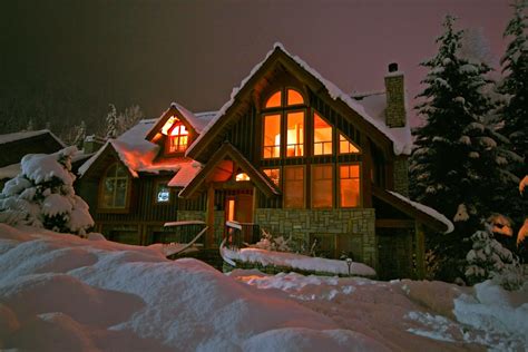 House On A Winter Night 4k Ultra Fondo De Pantalla Hd Fondo De