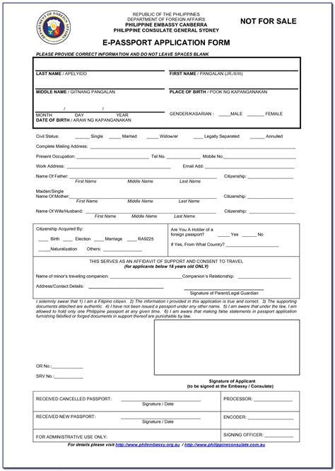 Application Form For Passport Renewal Uk Form Resume Examples