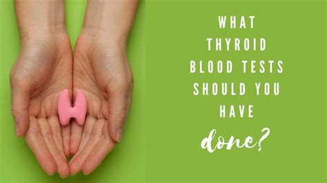 What Thyroid Blood Tests Should You Have Done Melodye Reynolds