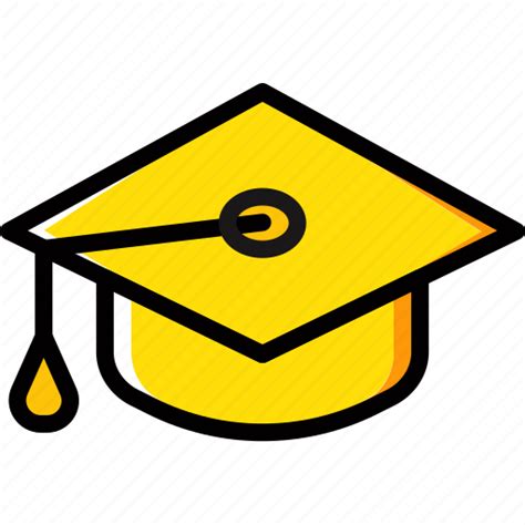 Cap Education Graduation Knowledge Learning Study Icon