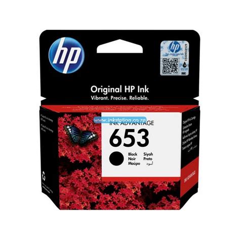 Original Hp 653 Black Ink Advantage Cartridge P3ym75ae Ink Station