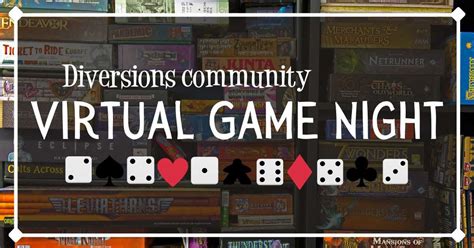 Virtual Game Night Concept Diversions Puzzles And Games