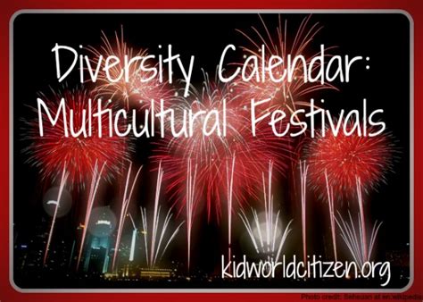 2014 Diversity Calendar Holidays From Around The World