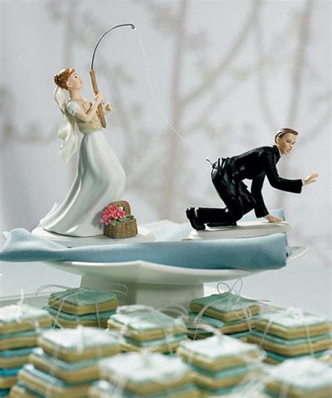 Oh Oh The Groom Is Running Away Funny Wedding Cake Toppers