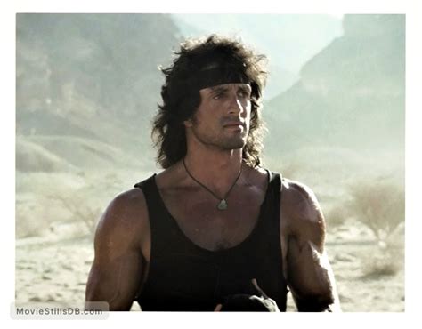 Rambo Iii Publicity Still Of Sylvester Stallone