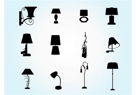 Lamp Silhouette Pack Download Free Vector Art Stock Graphics And Images