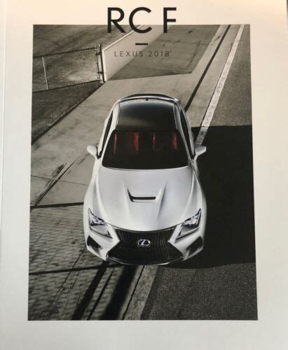 2018 Lexus Rcf Brochure Ebay