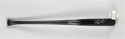 Lot Detail David Ortiz Autographed Bat And Baseball