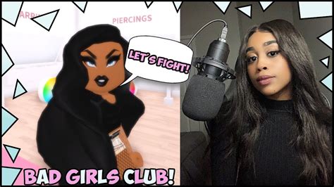 fighting people in bad girls club roblox 🤣😈 youtube