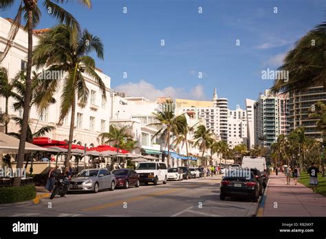 Ocean Drive Miami Beach Florida Stock Photo Alamy