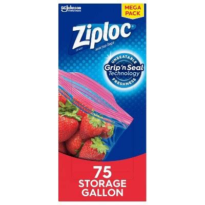 Ziploc Storage Gallon Bags Target