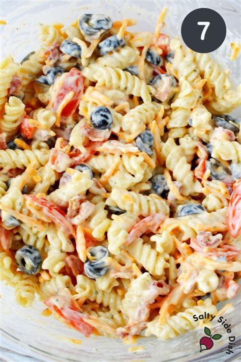 Potluck Pasta Salad With Hidden Valley Ranch Salty Side Dish