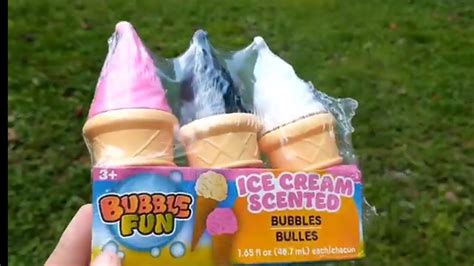 Uandmetoyreviews Ice Cream Scented Bubbles Youtube