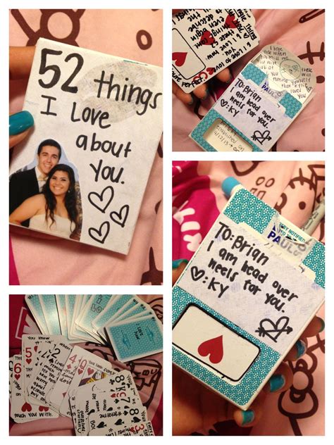 52 Things I Love About You I Made This For My Boyfriend Before We