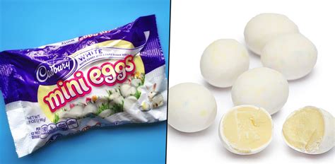 cadbury has released white chocolate mini eggs in time for easter totum