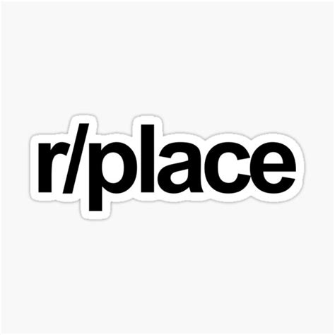 r place 2022 hd reddit place official final sticker by random wear redbubble