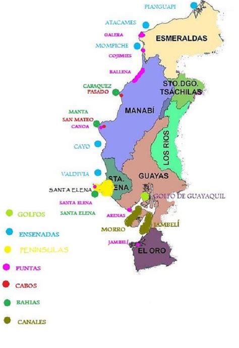 Cu Ntas Provincias Tiene El Ecuador Provincias Del Ecuador Ecuador Provincias De La Costa