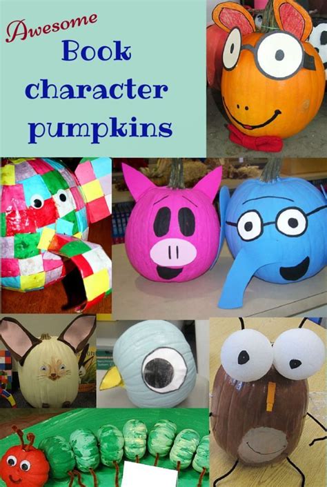 Turn A Pumpkin Into Your Favorite Storybook Character This Page Has