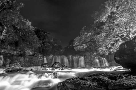 3000x1987 Black And White Cascade Landscape Nature Outdoors