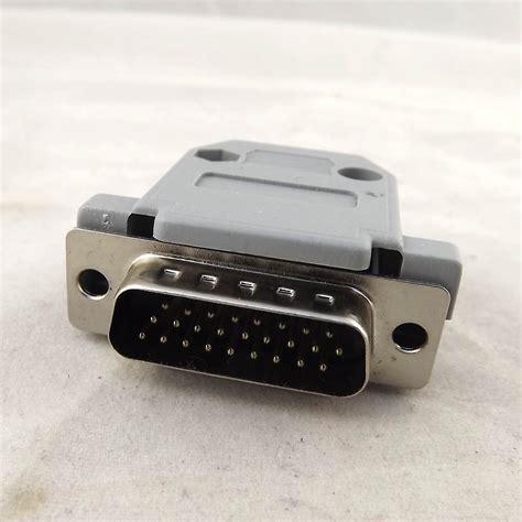 10pcs Db26 Male 26 Pin 3 Rows D Sub Connector Plastic Hood Cover