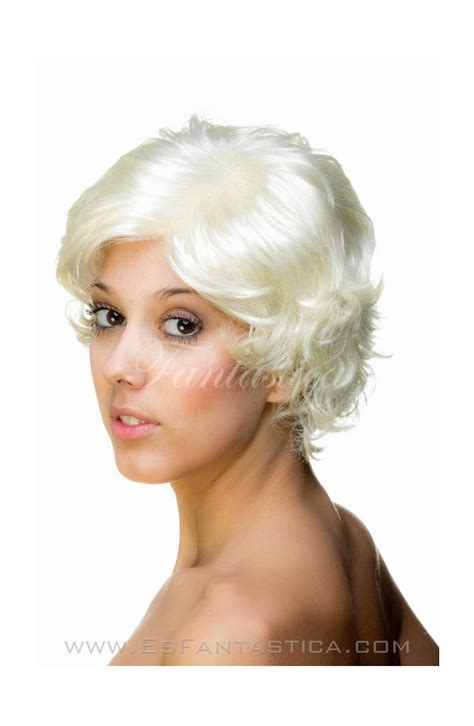 Short Platinum Blonde Curly Wig For Woman Soraya