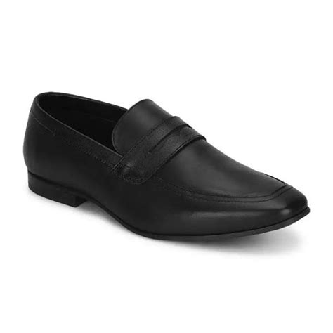 Zalabt Redtape Black Formal Shoes For Men Rte2881