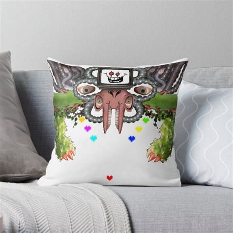 Omega Flowey Throw Pillow For Sale By Ilookincredible Redbubble