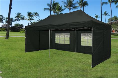 10 X 20 Pop Up Tent Canopy Gazebo W 6 Sidewalls 9 Colors
