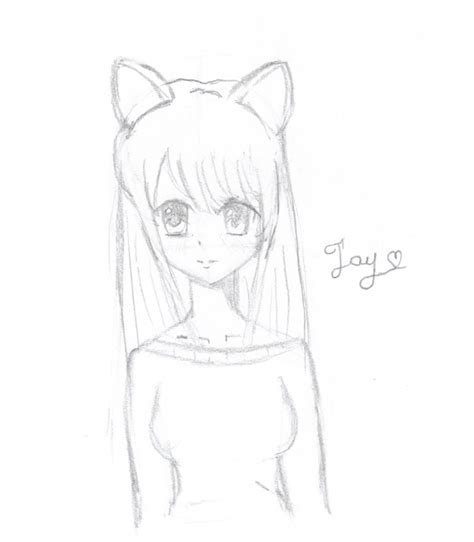 Anime Girl Beginner Simple Easy Drawings Of Girls Jameslemingthon Blog