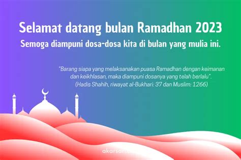 Ucapan Menyambut Ramadhan 2023 Islami Bersumber Dari Hadits Untuk