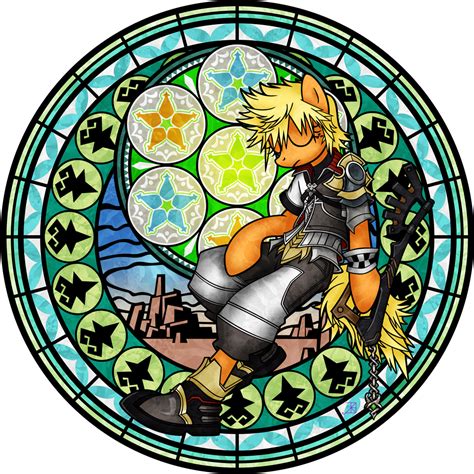 Commission Stained Glass Applejack As Ventus By Akili Amethyst On