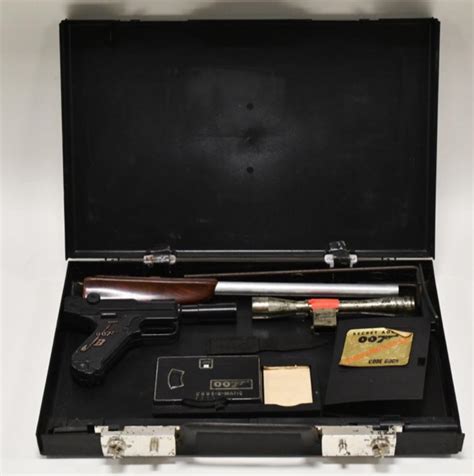 Sold Price James Bond 007 Secret Agent Attache Briefcase Gun January