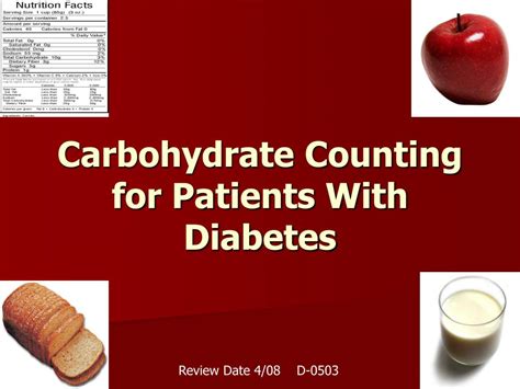 Ppt Carbohydrate Counting For Patients With Diabetes Powerpoint