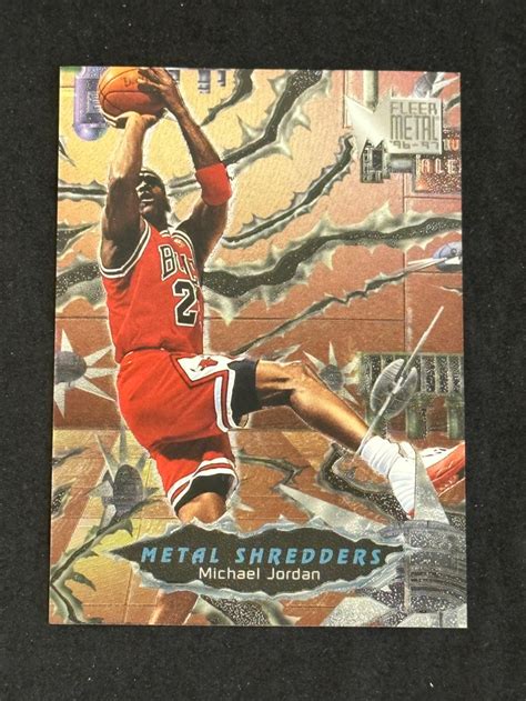 Lot Fleer Metal Shredders Michael Jordan