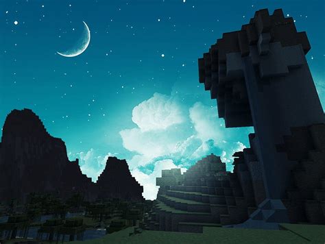 Beautiful Night In Minecraft Screenshots Show Your Hd Wallpaper Pxfuel