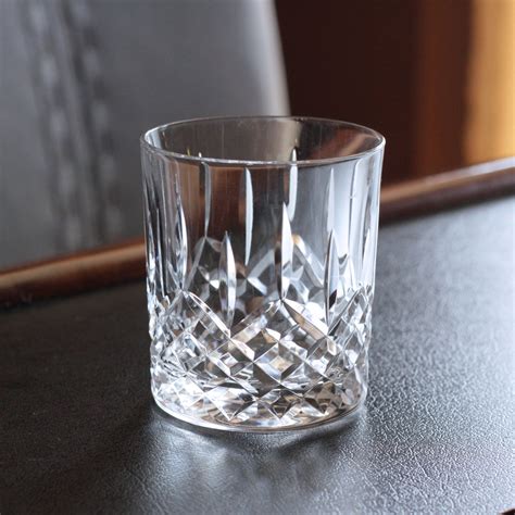 Diamond Pattern Crystal Whiskey Glasses Healy Glass Artistry