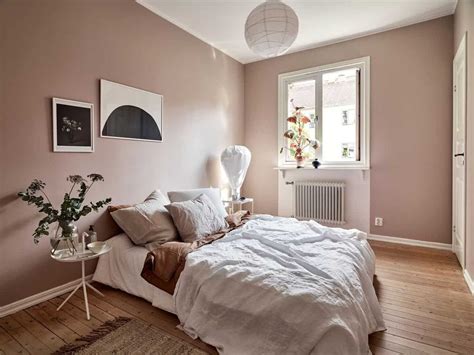 These are the most popular bedroom colors of 2020, according to the experts. popular paint colors 2021 dusty rose bedroom interior in ...