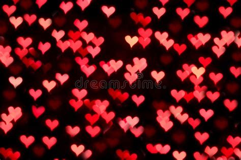 Floating Hearts Stock Photo Image Of Glow Blur Hearts 7733470
