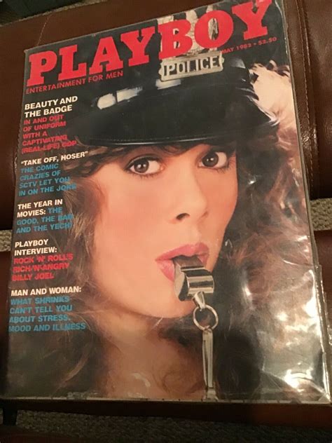 Mavin Playboy Magazine May 1982 Playmate Kym Malin Police Woman