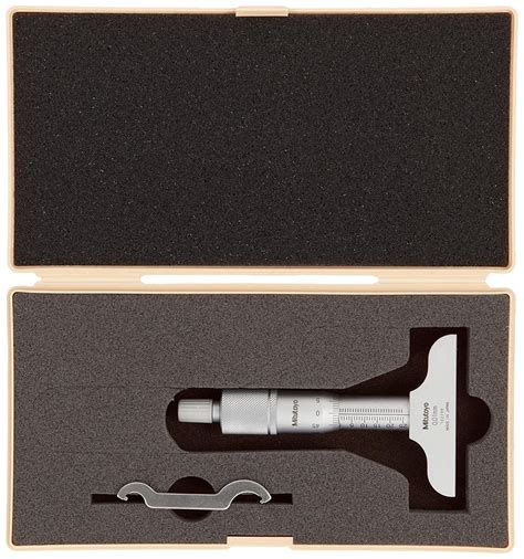 Buy Mitutoyo 128 101 Vernier Depth Gauge Micrometer Type Best Price In