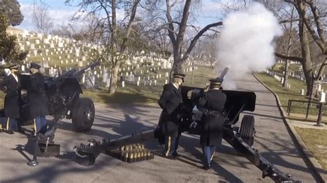 Presidential Salute Battery Marks Bidens Inauguration With 21 Gun