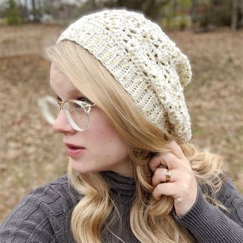 Free Crochet Slouchy Hat Patterns Crochetkim