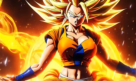 Female Super Saiyan 1 Of 4 By Gensphinx On Deviantart