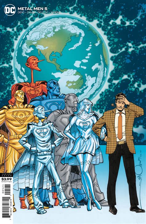Metal Men 5 5 Page Preview And Covers Released By Dc Comics