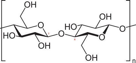 Chemical Structure Of Cellulose Download Scientific Diagram