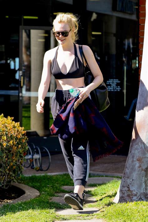 Elle Fanning Heading At The Gym In Studio City 05 GotCeleb
