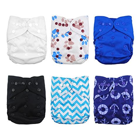 Babygoal Baby Cloth Diaper Covers For Boys Adjustable Reusable