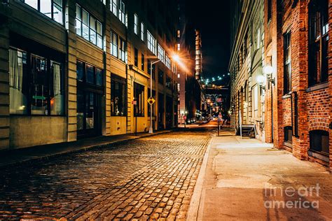 An Alley At Night In Brooklyn New Photograph By Esb Professional Fine